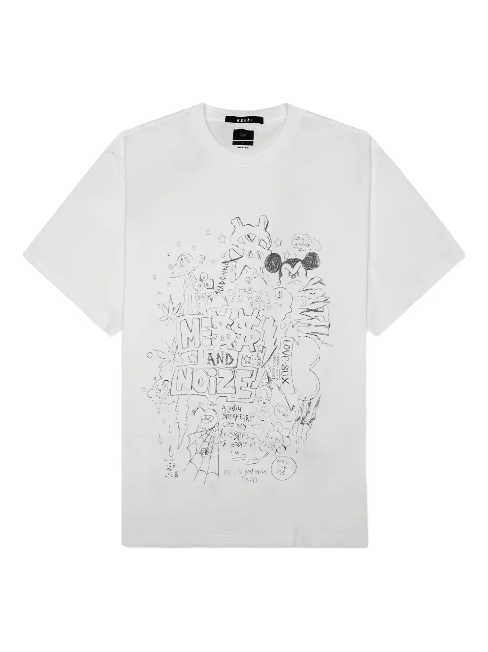 Футболка Noize Biggie Ksubi, белый
Футболка Noize Biggie Ksubi, белый