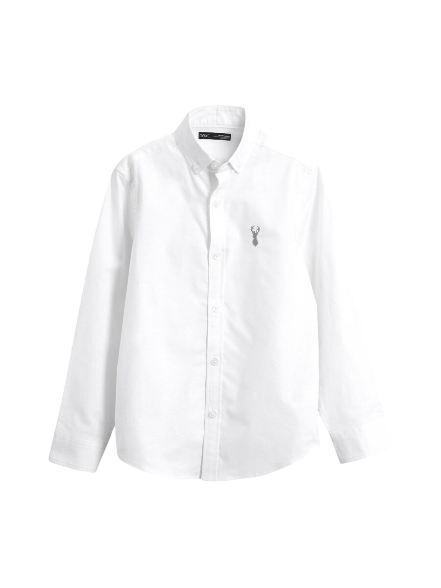 Рубашка обычного кроя на пуговицах Next, белый
Рубашка обычного кроя на пуговицах Next, белый