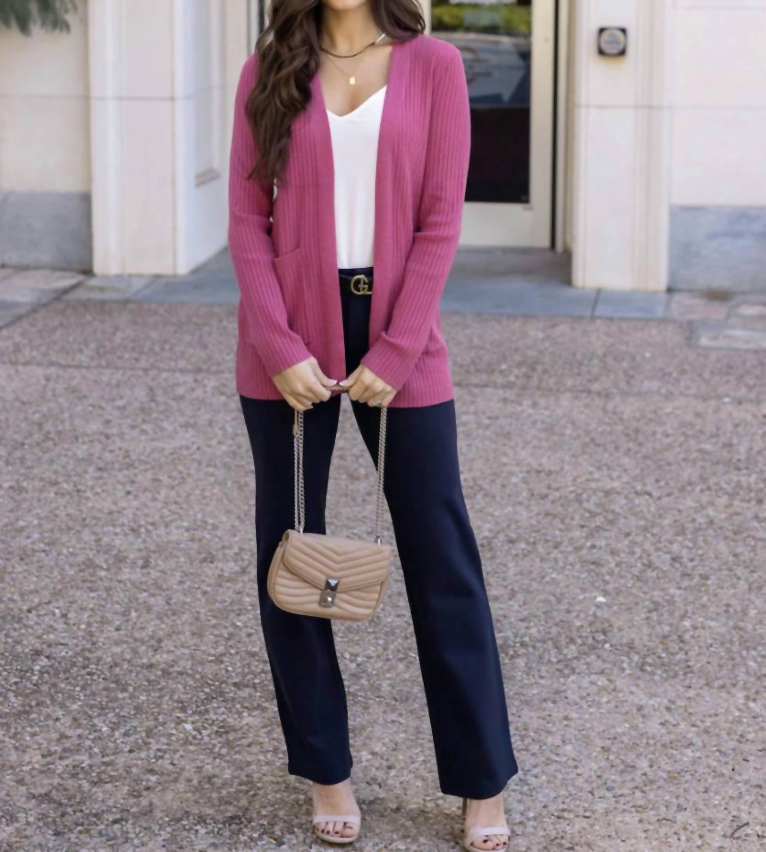 Рельефный вязаный кардиган в розовом цвете Grace and Lace
Рельефный вязаный кардиган в розовом цвете Grace and Lace