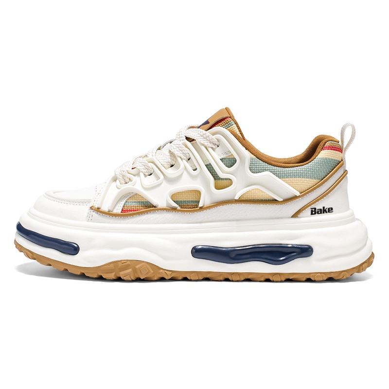 BAKE Скользоустойчивые легкие дышащие мужские лоу-топ скейтерские кроссовки Beige Apricot, цвет Beige Apricot
BAKE Скользоустойчивые легкие дышащие мужские лоу-топ скейтерские кроссовки Beige Apricot, цвет Beige Apricot