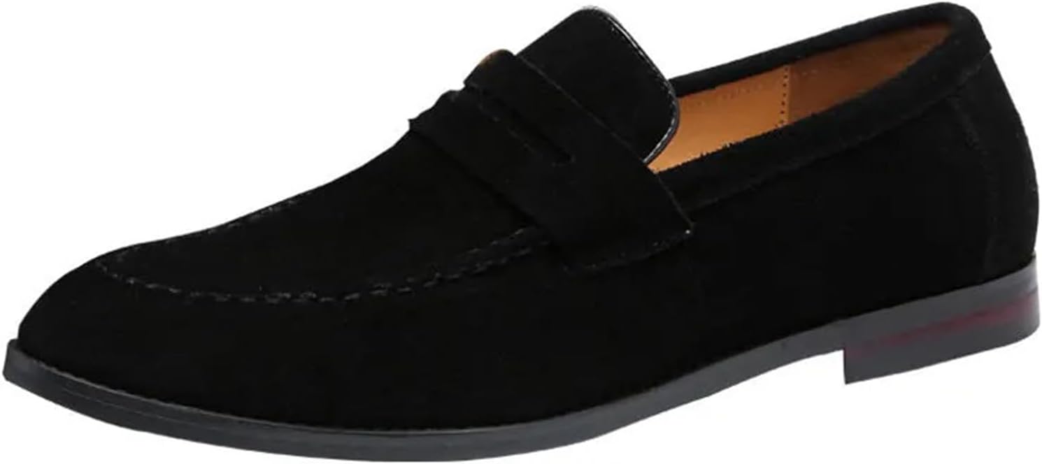 Мужские повседневные лоферы из натуральной замши и кожи, удобные слипоны Generic, черный
Мужские повседневные лоферы из натуральной замши и кожи, удобные слипоны Generic, черный