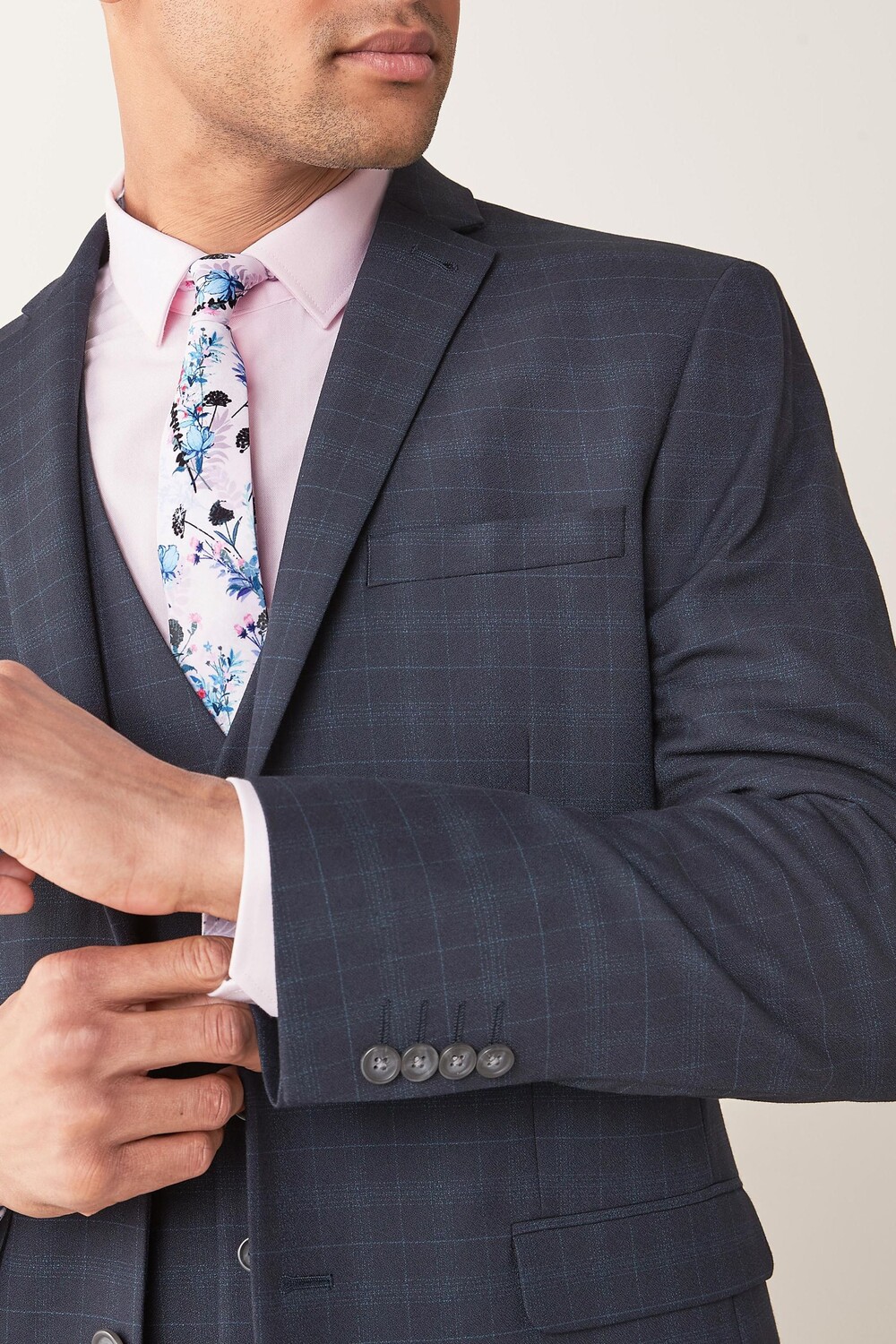 Пиджак в клетку Next, синий
Пиджак в клетку Next, синий