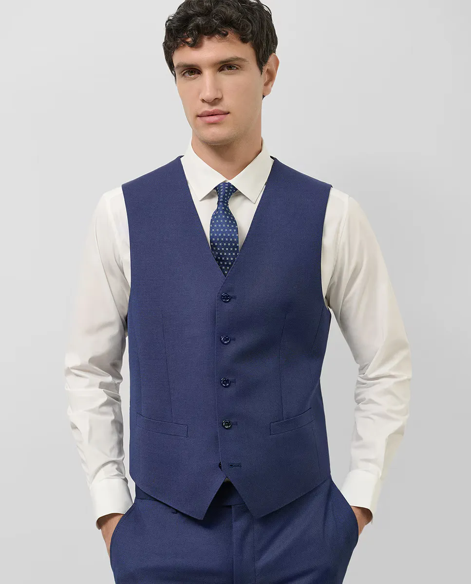 Мужской однотонный искусственный жилет Roberto Verino, синий
Мужской однотонный искусственный жилет Roberto Verino, синий