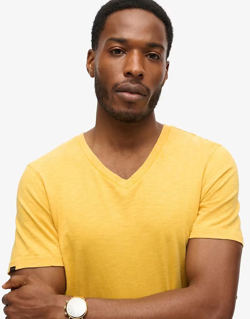 Футболка Superdry с V-образным вырезом и короткими рукавами цвета пустынной охры
Футболка Superdry с V-образным вырезом и короткими рукавами цвета пустынной охры