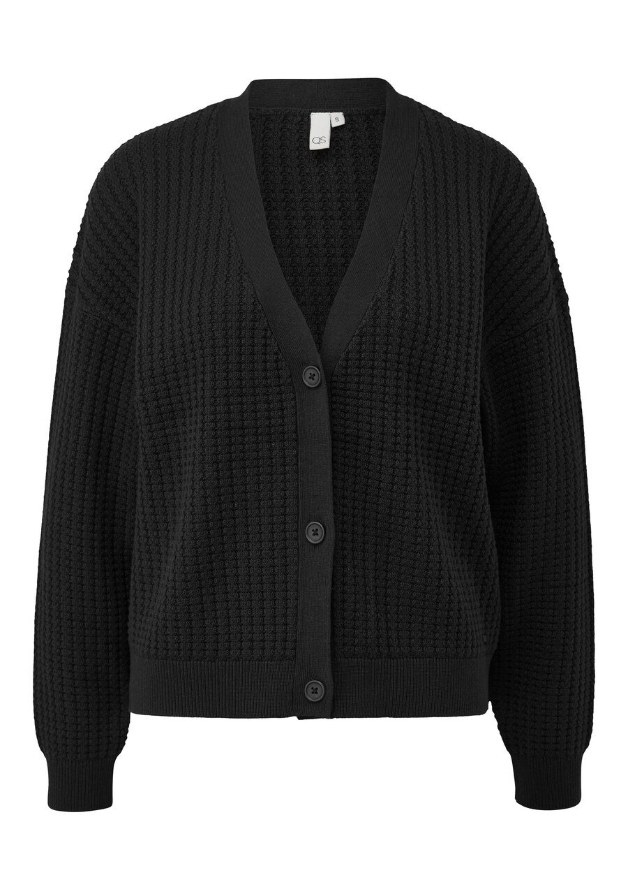Вязаный кардиган QS, черный
Вязаный кардиган QS, черный