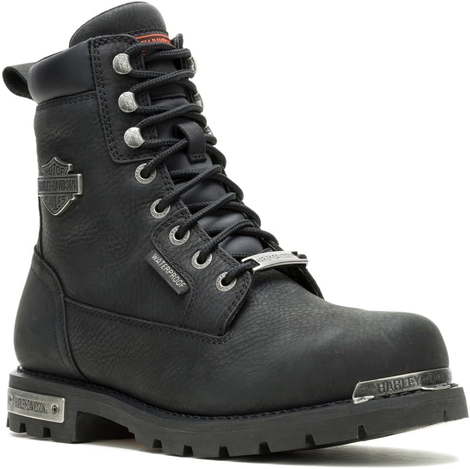 Мужские водонепроницаемые мотоциклетные ботинки Harley-Davidson Prescott черного цвета D96135
Мужские водонепроницаемые мотоциклетные ботинки Harley-Davidson Prescott черного цвета D96135