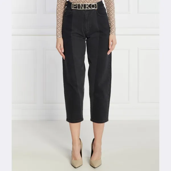 Джинсы Maddie с поясом Mom Fit и джинсы стандартной посадки Pinko, черный
Джинсы Maddie с поясом Mom Fit и джинсы стандартной посадки Pinko, черный