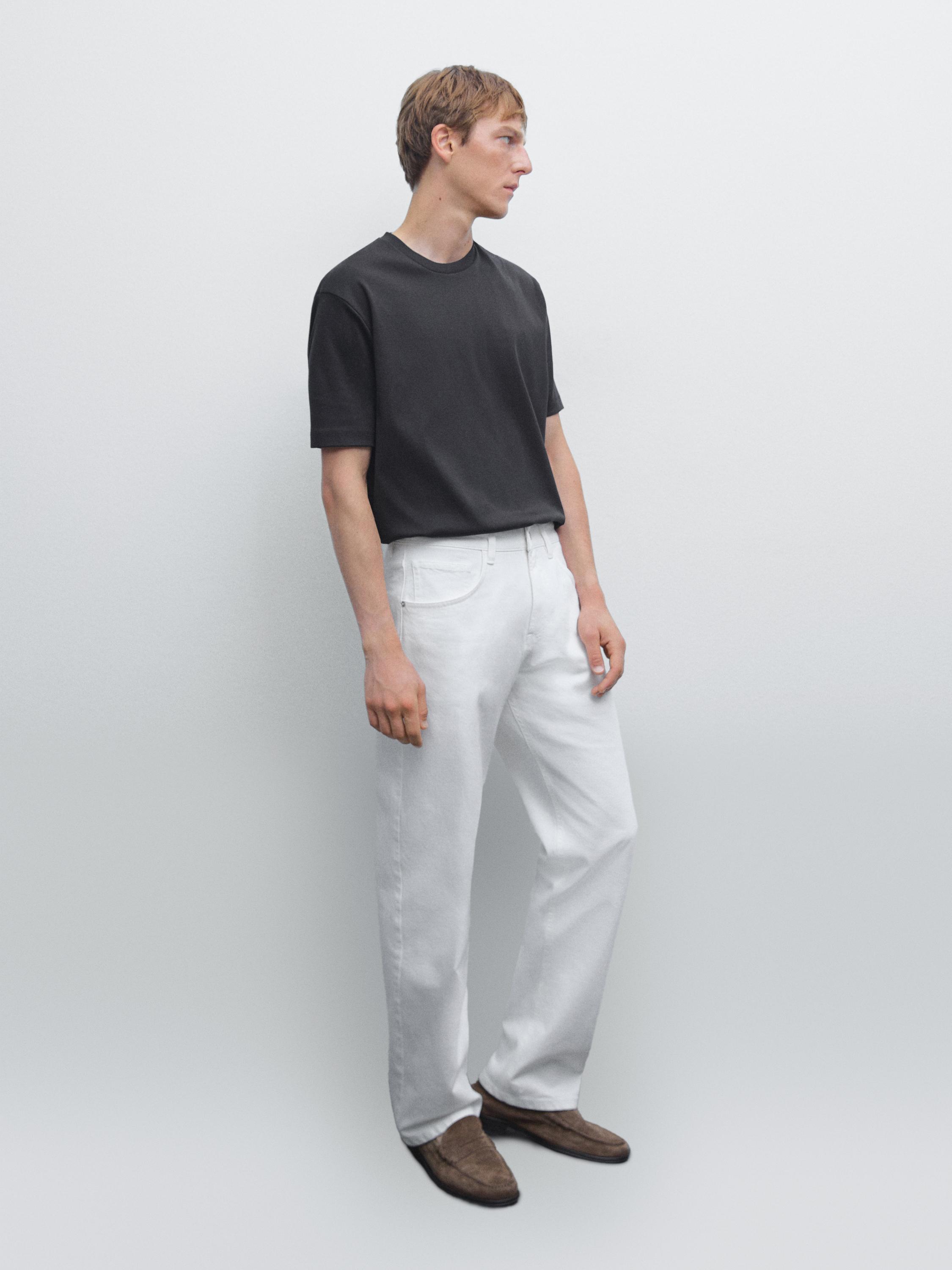 Футболка из 100% мерсеризованного хлопка Massimo Dutti, черный
Футболка из 100% мерсеризованного хлопка Massimo Dutti, черный