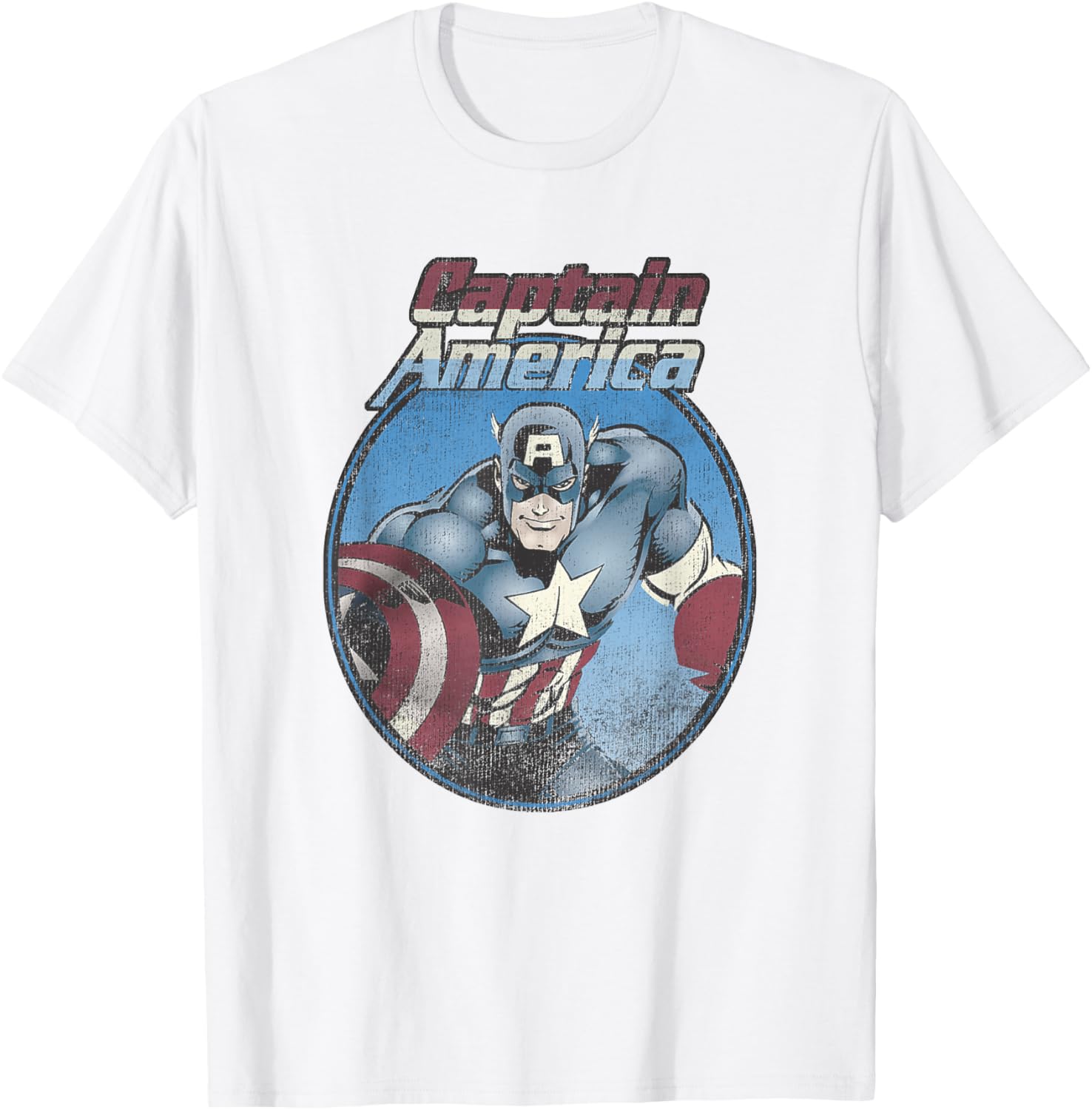 Футболка Marvel Comics Retro Classic Captain America Circle Frame, синяя
Футболка Marvel Comics Retro Classic Captain America Circle Frame, синяя