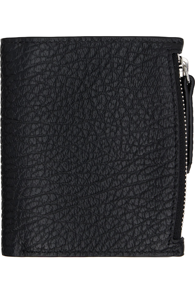 Кожаный клапанный кошелек Maison Margiela, черный
Кожаный клапанный кошелек Maison Margiela, черный