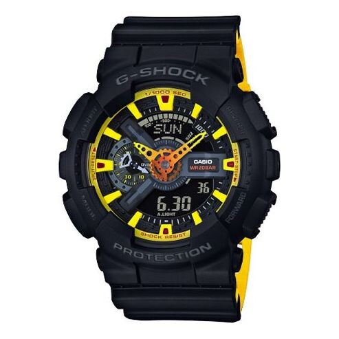 Часы CASIO G-Shock Analog-Digital 'Black Yellow', черный
Часы CASIO G-Shock Analog-Digital 'Black Yellow', черный