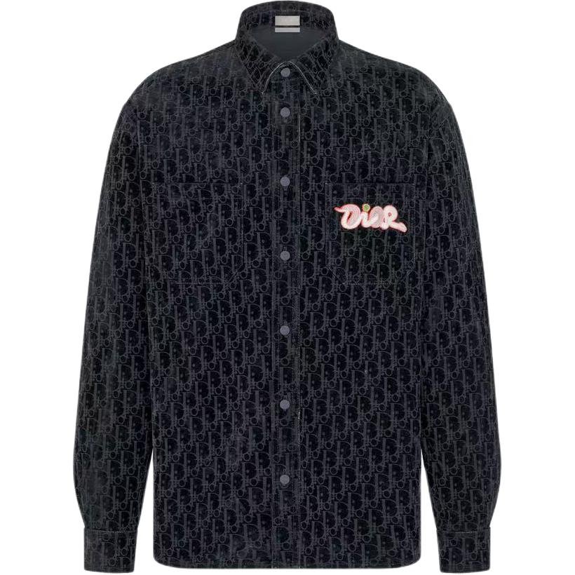 DIOR Мужская синяя рубашка
DIOR Мужская синяя рубашка
