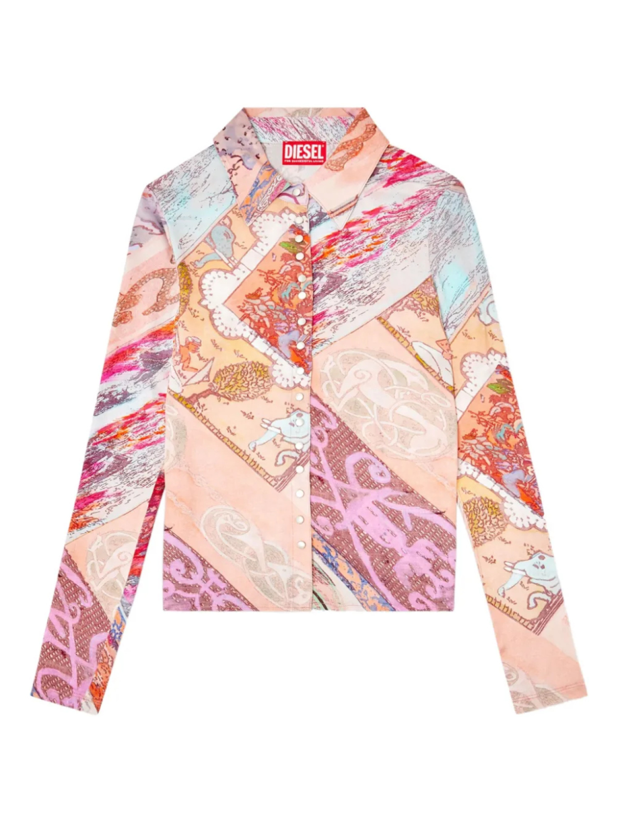 Рубашка Diesel C-Amelia, розовый
Рубашка Diesel C-Amelia, розовый