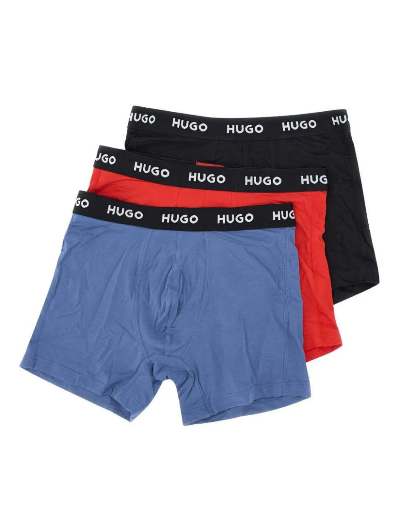 Трусы-брифы с логотипом HUGO (упаковка из трех штук), черный
Трусы-брифы с логотипом HUGO (упаковка из трех штук), черный