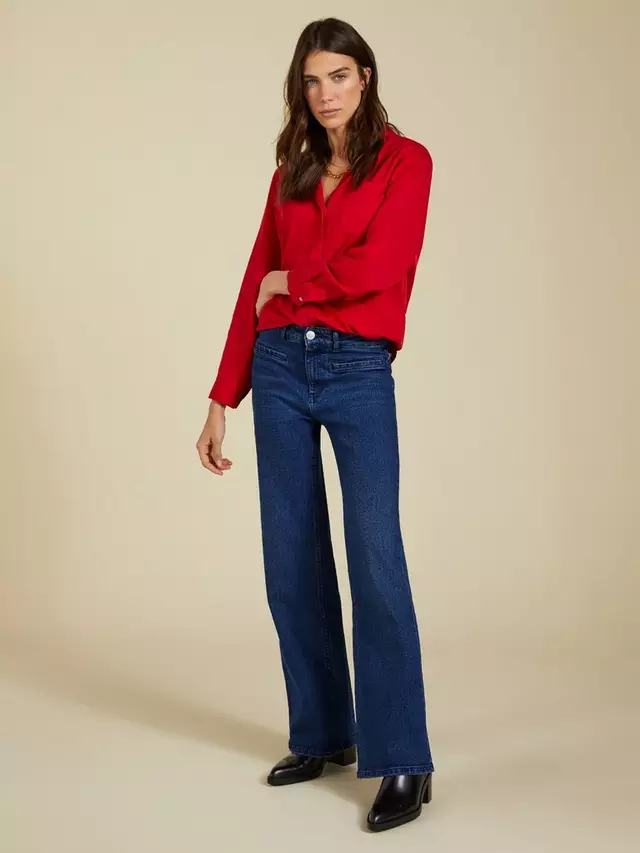 Джинсы Baukjen Organic Cotton Blend Pocket Wide Leg, цвет dark indigo
Джинсы Baukjen Organic Cotton Blend Pocket Wide Leg, цвет dark indigo