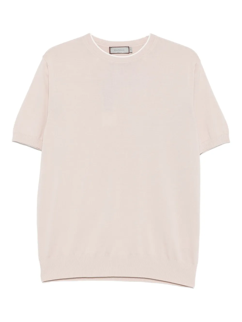 Футболка с короткими рукавами и круглым вырезом Canali, нейтральный
Футболка с короткими рукавами и круглым вырезом Canali, нейтральный