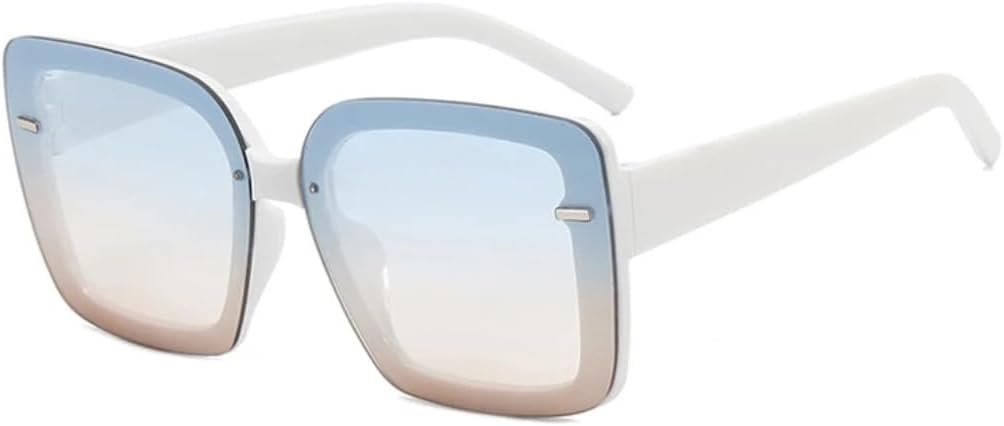 Солнцезащитные очки с защитой UV400 | Легкая оправа с заклепками | Цветные линзы | Для женщин и мужчин | Для занятий спортом на открытом воздухе и вождения DSVIGF, White Blue Tea
Солнцезащитные очки с защитой UV400 | Легкая оправа с заклепками | Цветные линзы | Для женщин и мужчин | Для занятий спортом на открытом воздухе и вождения DSVIGF, White Blue Tea