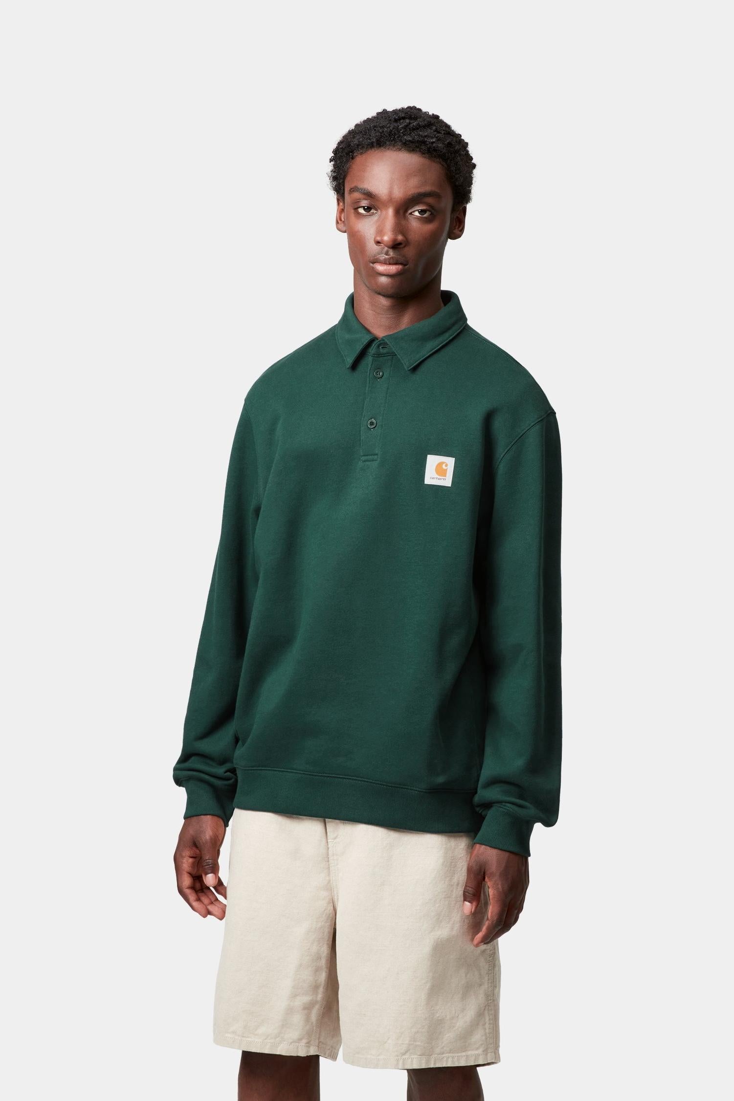 Свитшот Polo Carhartt, зеленый
Свитшот Polo Carhartt, зеленый