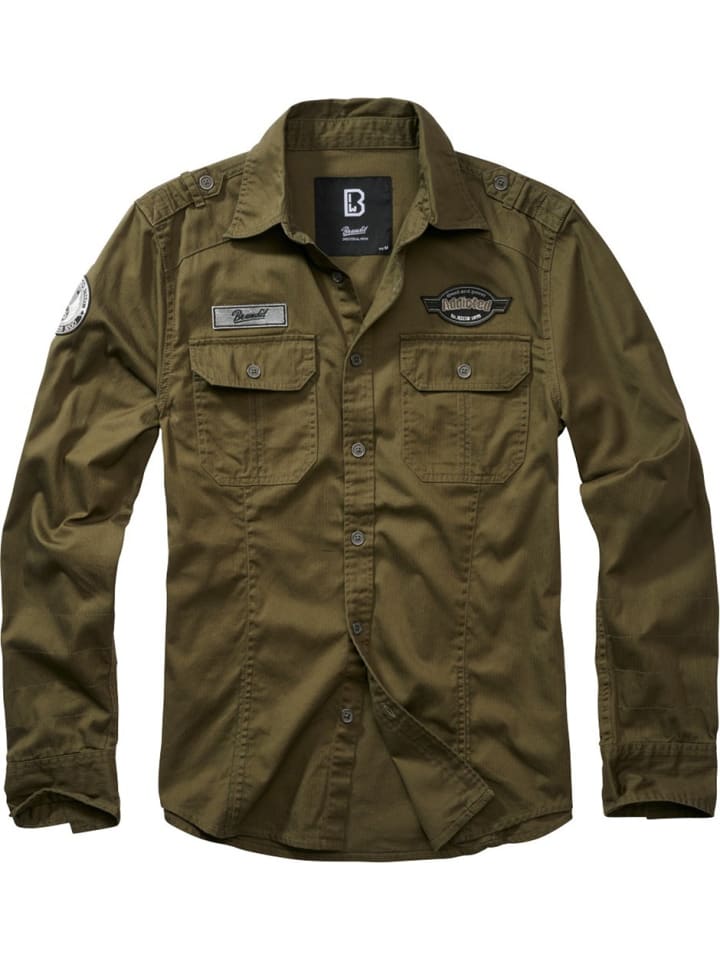 Рубашка Luis Vintage Shirt Long Sleeve зеленого цвета Brandit
Рубашка Luis Vintage Shirt Long Sleeve зеленого цвета Brandit