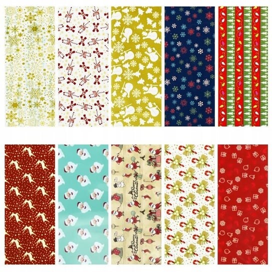 10x ФОЛЬГА ДЛЯ НОГТЕЙ 10x4 см РОЖДЕСТВЕНСКИЙ НАБОР, Frezarkowo 
10x ФОЛЬГА ДЛЯ НОГТЕЙ 10x4 см РОЖДЕСТВЕНСКИЙ НАБОР, Frezarkowo