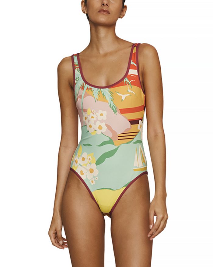 Купальник Palm Island One Piece Alémais, мультиколор 
Купальник Palm Island One Piece Alémais, мультиколор