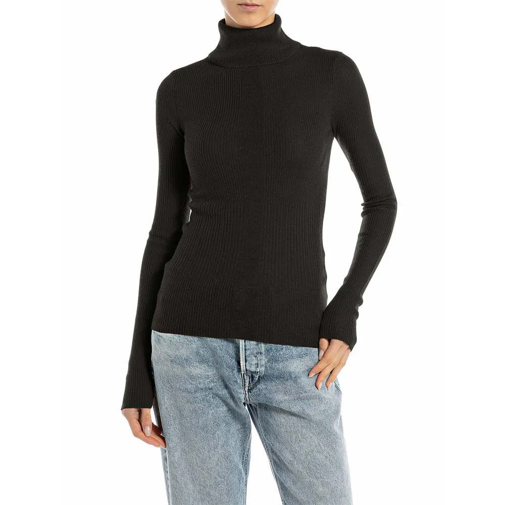 Свитер Replay DK3911.000.G23906 high neck, черный
Свитер Replay DK3911.000.G23906 high neck, черный