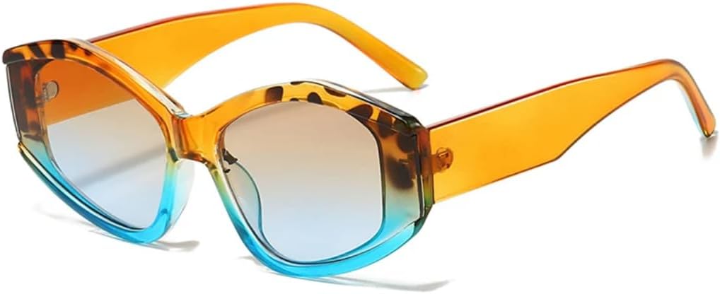 Солнцезащитные очки для мужчин и женщин - защита UV400 - «Кошачий глаз», разноцветный леопардовый принт, двухцветные, для занятий спортом на открытом воздухе и вождения DSVIGF, Orange Leopard Blue
Солнцезащитные очки для мужчин и женщин - защита UV400 - «Кошачий глаз», разноцветный леопардовый принт, двухцветные, для занятий спортом на открытом воздухе и вождения DSVIGF, Orange Leopard Blue