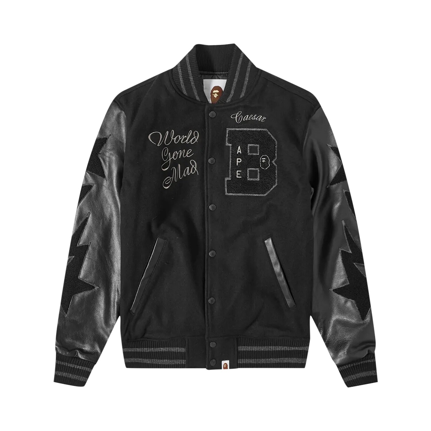 Университетская куртка BAPE, цвет Черный
Университетская куртка BAPE, цвет Черный