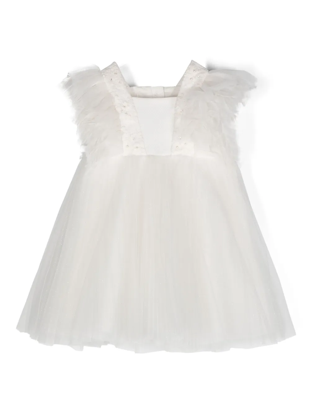 Платье из тюля с блестками Lapin House, белый
Платье из тюля с блестками Lapin House, белый