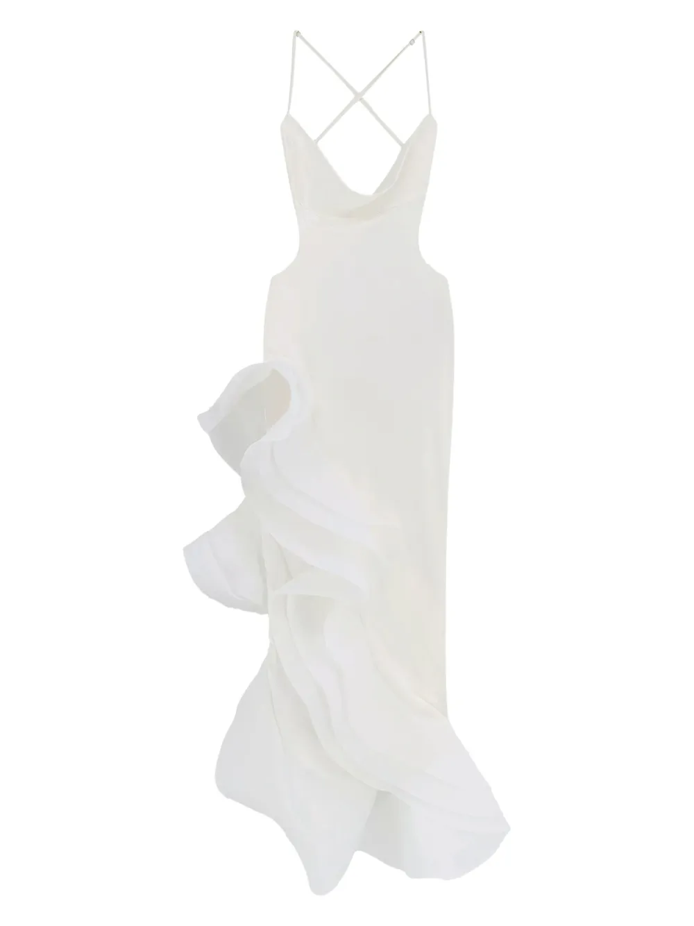 Платье Kaitlin с драпированным воротником и оборками Retrofete, белый
Платье Kaitlin с драпированным воротником и оборками Retrofete, белый