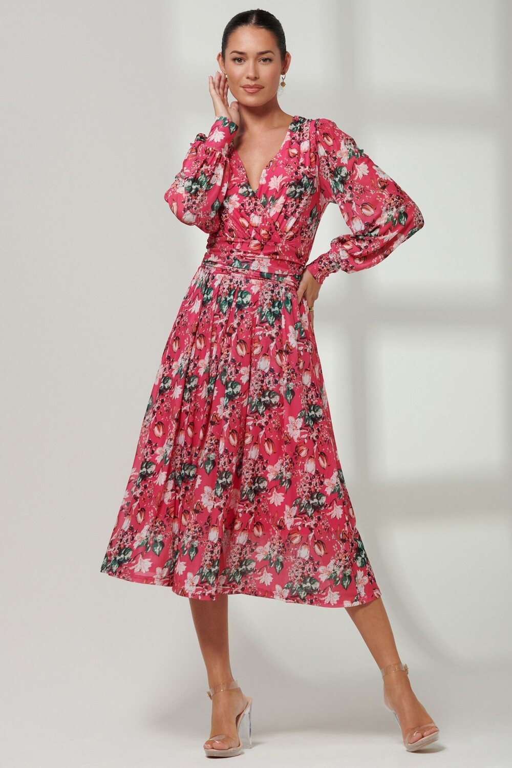 Платье миди Rayla с запахом спереди и сеткой Jolie Moi, розовый
Платье миди Rayla с запахом спереди и сеткой Jolie Moi, розовый