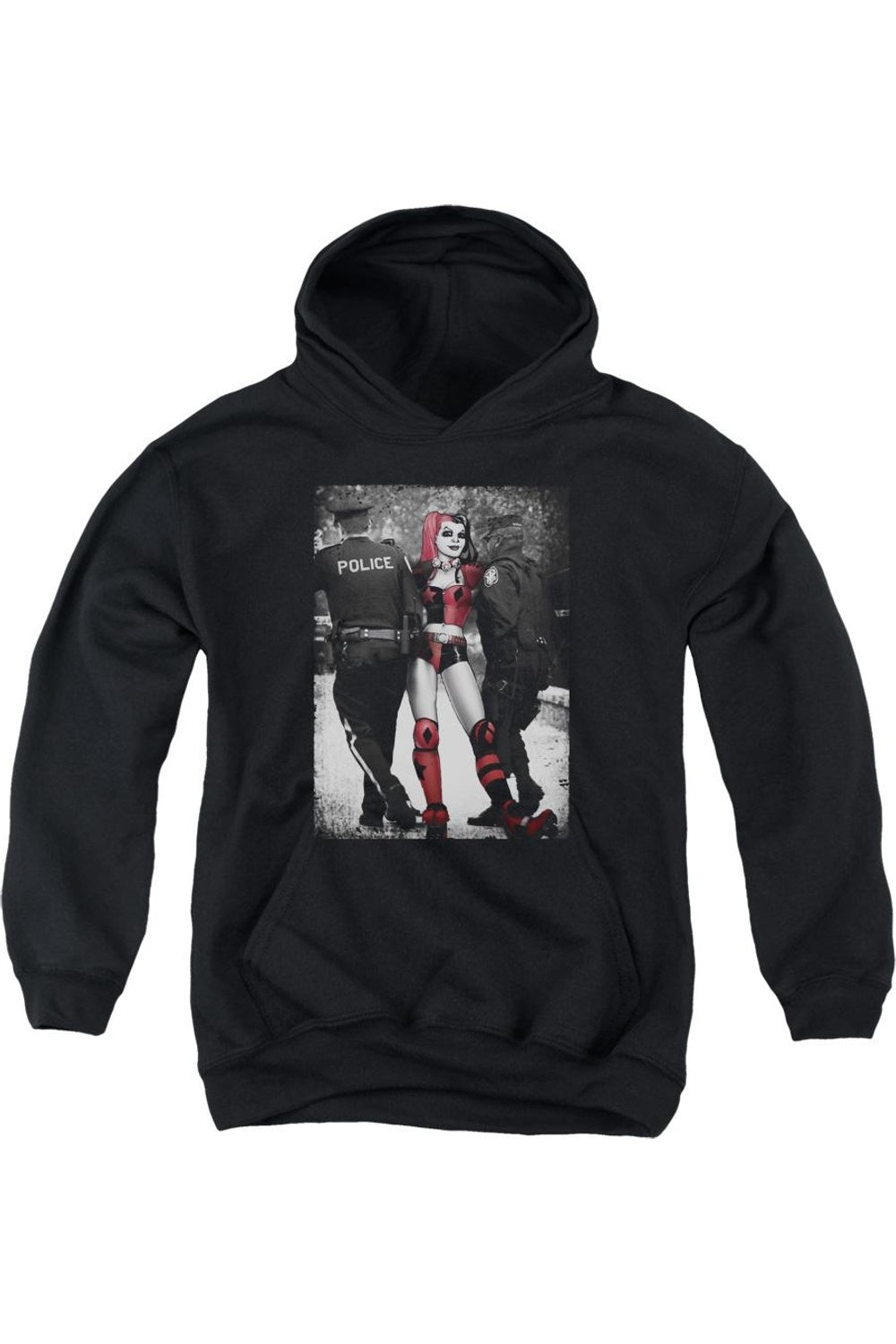 Батмен арестовывает молодежь худи с капюшоном Gildan, черный
Батмен арестовывает молодежь худи с капюшоном Gildan, черный