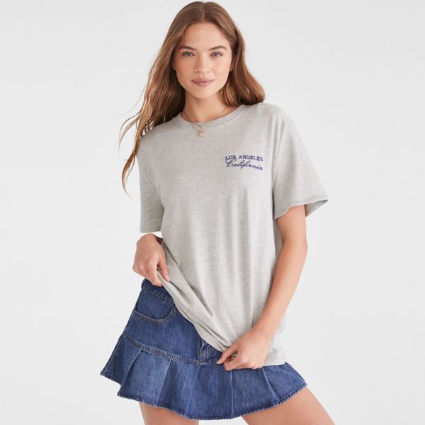 Футболка бойфренда с принтом «Оверсайз» для юниоров Aeropostale, цвет light heather grey
Футболка бойфренда с принтом «Оверсайз» для юниоров Aeropostale, цвет light heather grey