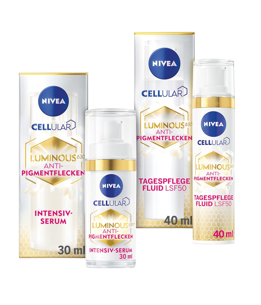 Набор для ухода за лицом NIVEA Cellular Luminous Anti-Pigmentflecken Tagespflege & Intensiv-Serum, 1 шт.
Набор для ухода за лицом NIVEA Cellular Luminous Anti-Pigmentflecken Tagespflege & Intensiv-Serum, 1 шт.