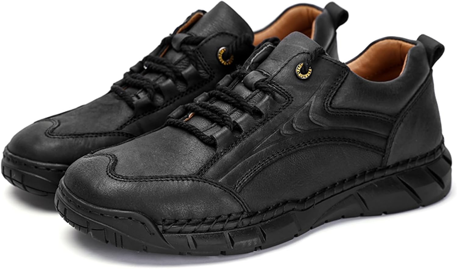 Мужские вручную сделанные ботинки-чукка из натуральной кожи с шнуровкой, повседневные, легкие, средние по высоте лоферы для ходьбы, вождения и походов Qklmwes, черный
Мужские вручную сделанные ботинки-чукка из натуральной кожи с шнуровкой, повседневные, легкие, средние по высоте лоферы для ходьбы, вождения и походов Qklmwes, черный