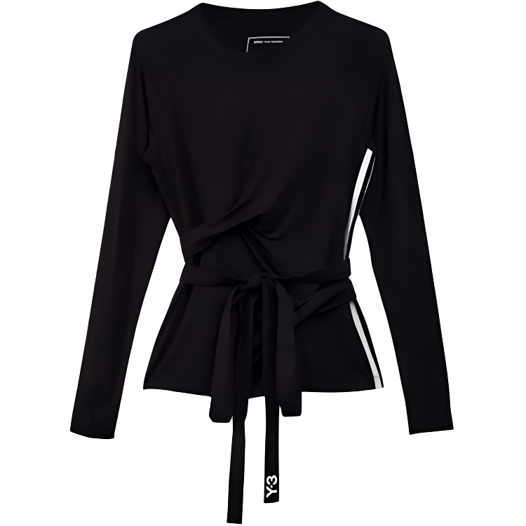 Y 3 лонгслив Y-3, черный
Y 3 лонгслив Y-3, черный