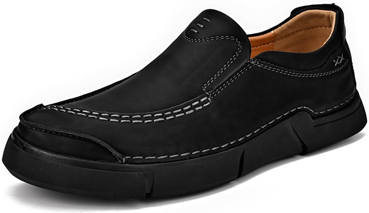 Мужские винтажные слипоны и лоферы из кожи, удобные дышащие туфли ручной работы для прогулок Generic, черный
Мужские винтажные слипоны и лоферы из кожи, удобные дышащие туфли ручной работы для прогулок Generic, черный