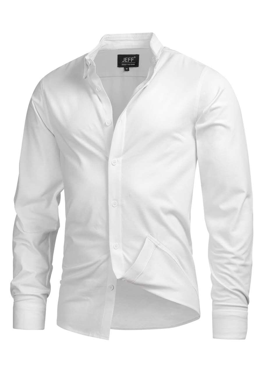 Рубашка Slim Fit на пуговицах JEFF Theodore, белый
Рубашка Slim Fit на пуговицах JEFF Theodore, белый