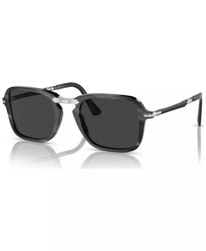 Унисекс поляризационные солнцезащитные очки, PO3330S Persol, черный 
Унисекс поляризационные солнцезащитные очки, PO3330S Persol, черный