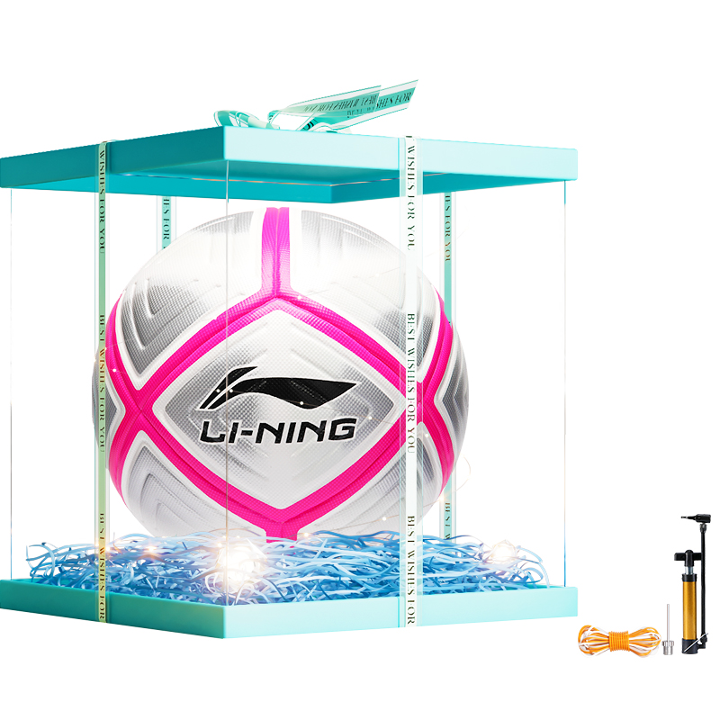 LINING Футбольный мяч размер 5 TPU ручная строчка унисекс gray pink
LINING Футбольный мяч размер 5 TPU ручная строчка унисекс gray pink