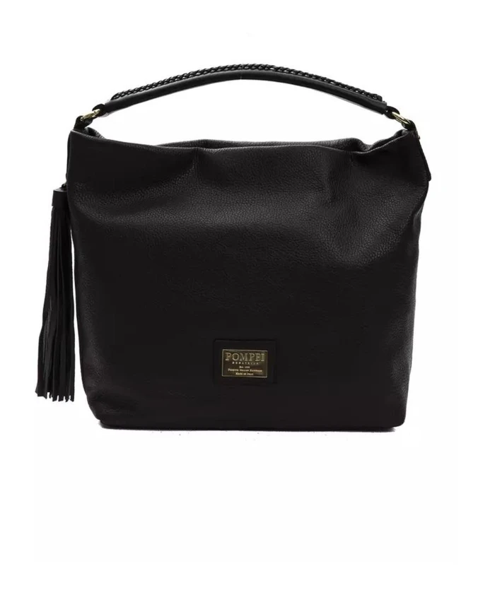 Кожаная сумка через плечо элегантная Pompei Donatella, черный
Кожаная сумка через плечо элегантная Pompei Donatella, черный