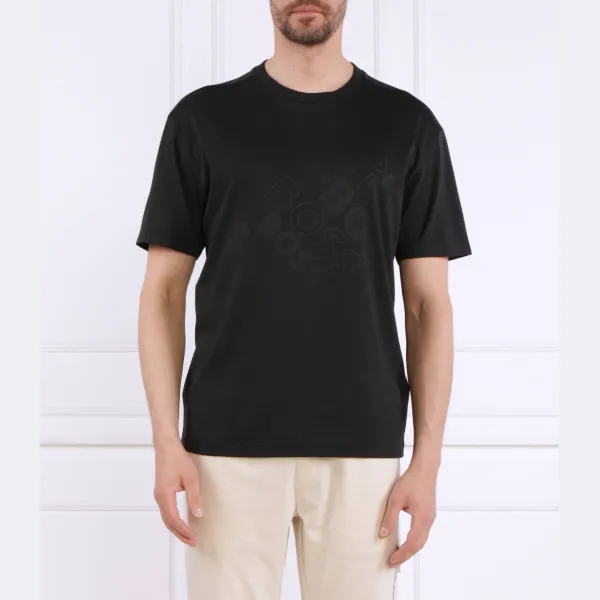 Футболка 14 10226915 01 узкого кроя Boss, черный 
Футболка 14 10226915 01 узкого кроя Boss, черный