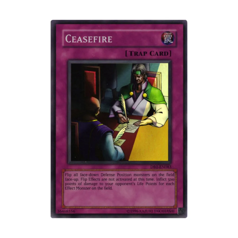 CCG Прекращение огня (Редкий), Yu-Gi-Oh - Retro Pack 2 - Singles
CCG Прекращение огня (Редкий), Yu-Gi-Oh - Retro Pack 2 - Singles