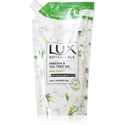 LUX Botanicals Ежедневный гель для душа с маслом чайного дерева Freesia 500 мл
LUX Botanicals Ежедневный гель для душа с маслом чайного дерева Freesia 500 мл