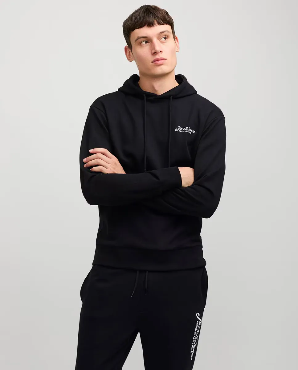 Мужская толстовка с капюшоном и длинными рукавами, с логотипом сбоку Jack & Jones, черный
Мужская толстовка с капюшоном и длинными рукавами, с логотипом сбоку Jack & Jones, черный