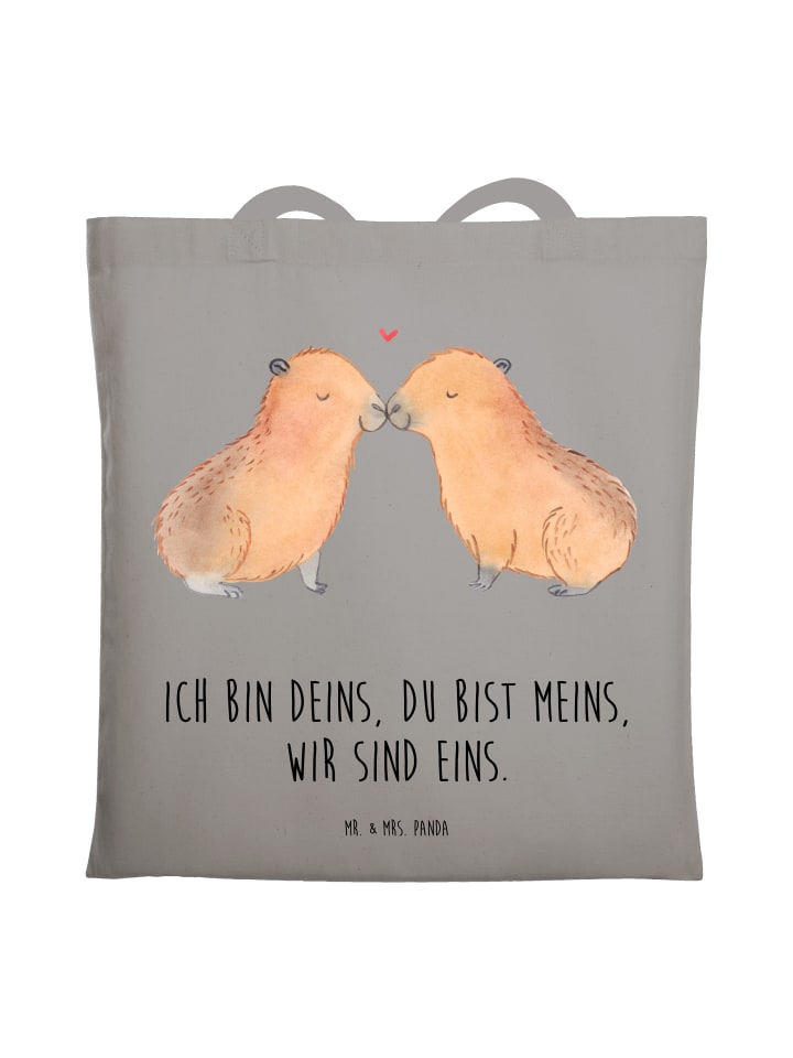 Сумка-тоут Capybara Love с надписью светло-серого цвета Mr. & Mrs. Panda
Сумка-тоут Capybara Love с надписью светло-серого цвета Mr. & Mrs. Panda