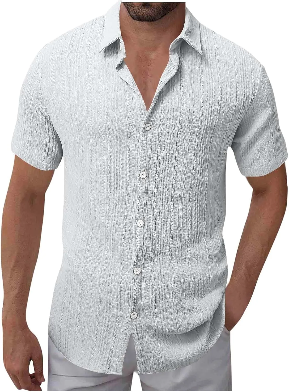 Футболка-водолазка мужская с коротким рукавом, свободный крой, лето-осень 2026
Футболка-водолазка мужская с коротким рукавом, свободный крой, лето-осень 2026