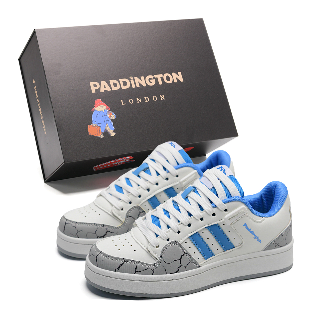 Paddington Bears Износостойкие и легкие низкие скейтерские кроссовки унисекс бело-серо-голубые, цвет White Gray Blue
Paddington Bears Износостойкие и легкие низкие скейтерские кроссовки унисекс бело-серо-голубые, цвет White Gray Blue