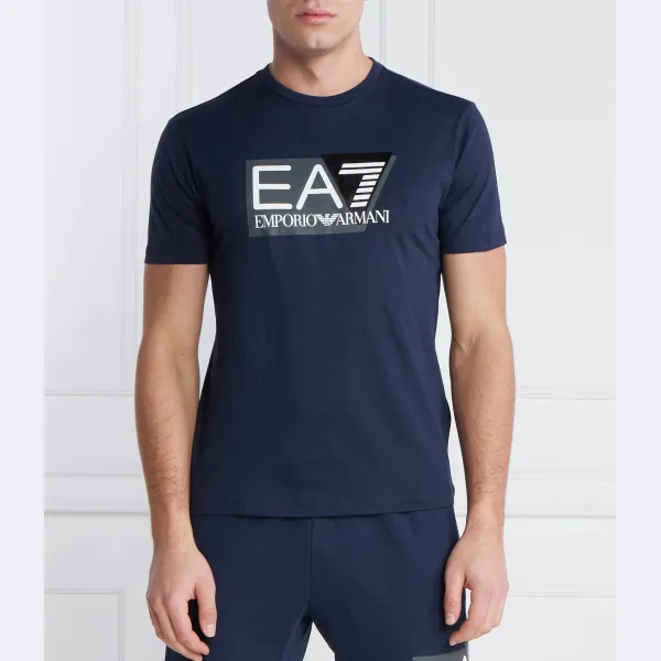 Футболка стандартного кроя Ea7, синий
Футболка стандартного кроя Ea7, синий