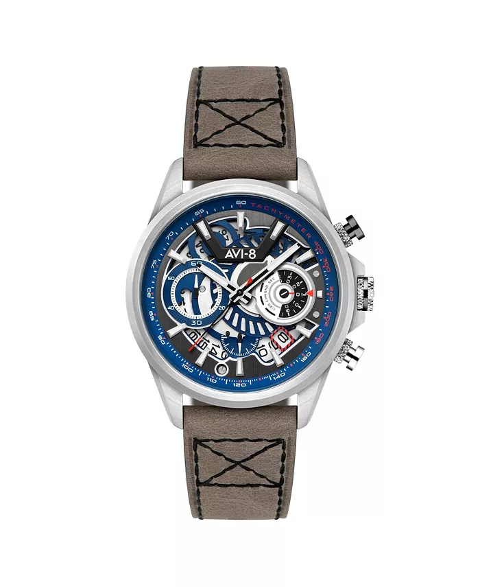 Мужские часы Hawker Harrier Matador Chronograph с серым кожаным ремешком, 44 мм AVI-8, Синий, Мужские часы Hawker Harrier Matador Chronograph с серым кожаным ремешком, 44 мм AVI-8
Мужские часы Hawker Harrier Matador Chronograph с серым кожаным ремешком, 44 мм AVI-8, Синий, Мужские часы Hawker Harrier Matador Chronograph с серым кожаным ремешком, 44 мм AVI-8